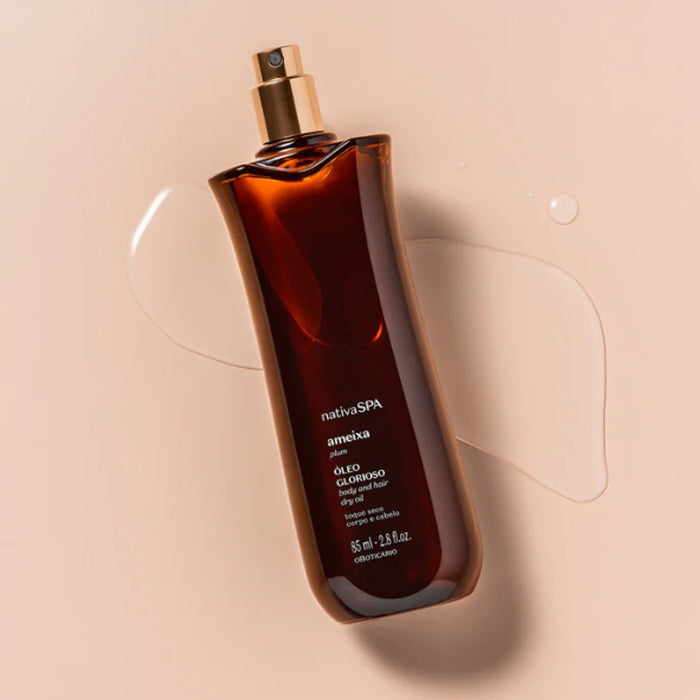 NSPA Ameixa Óleo Glorioso Corpo e Cabelo, Boticário, 85ml