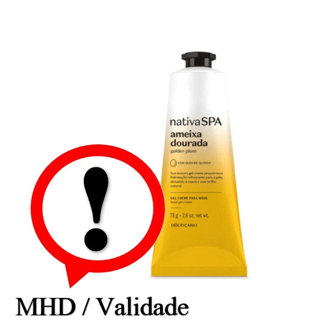 NSPA Creme Mãos Ameixa Dourada, Goldene Pflaumen-Handcreme, Boticario, 75g