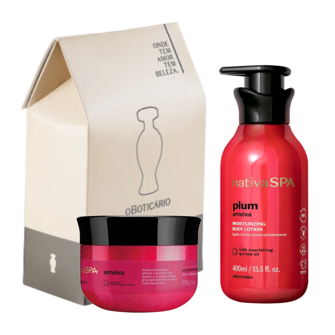 Kit NSPA Esfoliante e Locao, Set Zucker-Peeling u. Körpercreme, Boticario