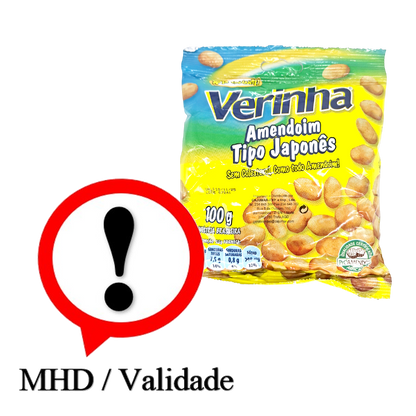 Amendoim tipo Japones, Japanische Erdnüsse, Verinha, 100g