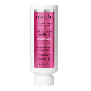 Match Hidratação Antifrizz Condicionador, Condicionador, Boticário 280ml