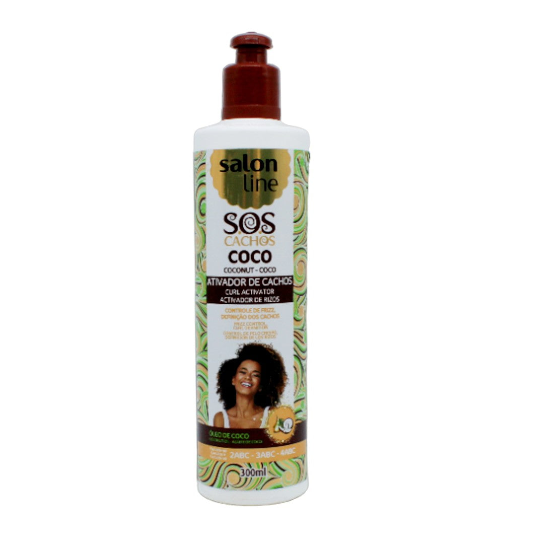 SOS Cachos Coco Ativador, Haarcreme, Salon Line, 300ml