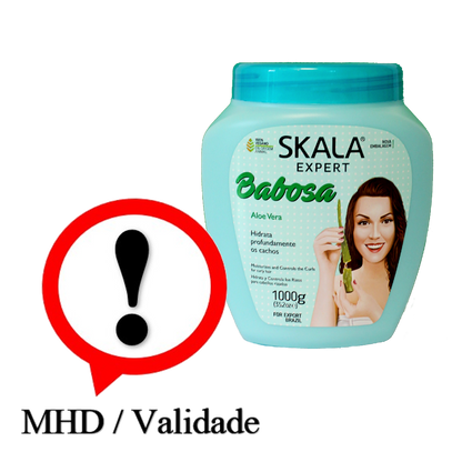 Creme Cabelo Babosa, Haarcreme Aloe Vera, Skala, 1kg