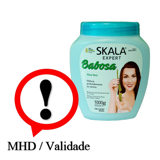 Creme Cabelo Babosa, Haarcreme Aloe Vera, Skala, 1kg