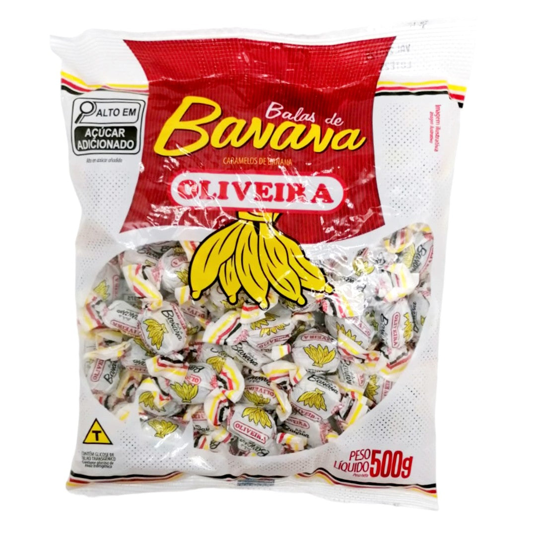 Bala de Banana, Bananenbonbons, Oliveira, 10 x 7g