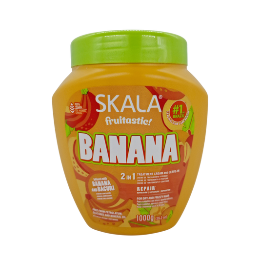 Banana Creme de Tratamento para Cabelo, Creme für lockiges Haar, Skala 1kg