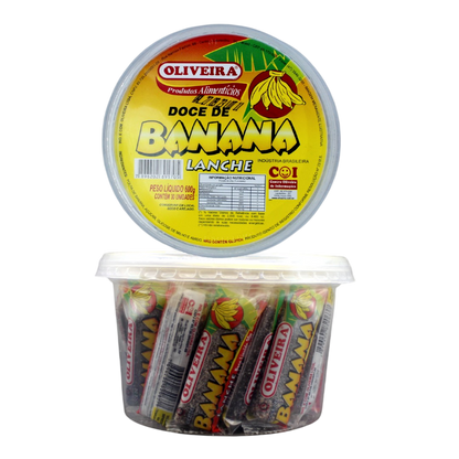 Doce Banana Lanche, Bananenriegel, Oliveira, 600g