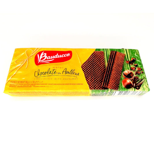 Bolacha Chocolate e Avela, Waffeln mit Schoko- Haselnüssenfüllung, Bauducco, 140g