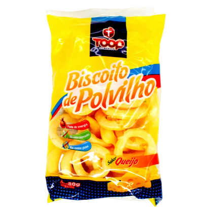 Biscoito Polvilho Queijo, Maniok Chips Käse, TOOP, 100g