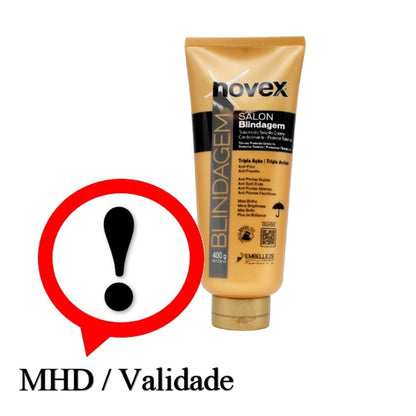 Novex Selante Creme Blindagem, Haarcreme, Embelleze, 400g