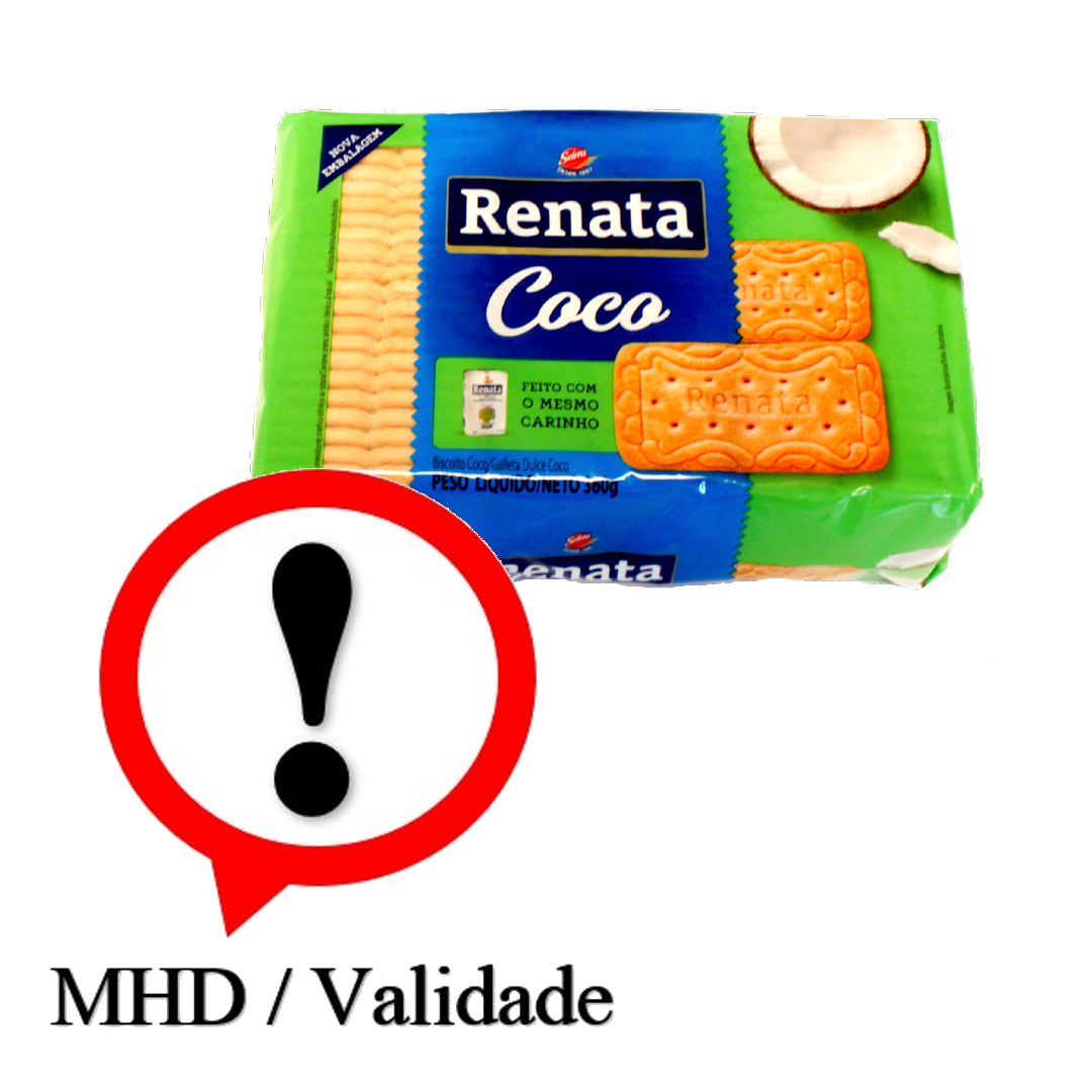 Bolacha Coco, Kekse mit Kokosgeschmack, Renata, 360g