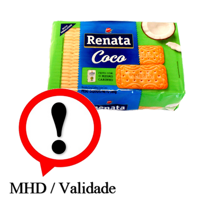 Bolacha Coco, Kekse mit Kokosgeschmack, Renata, 360g