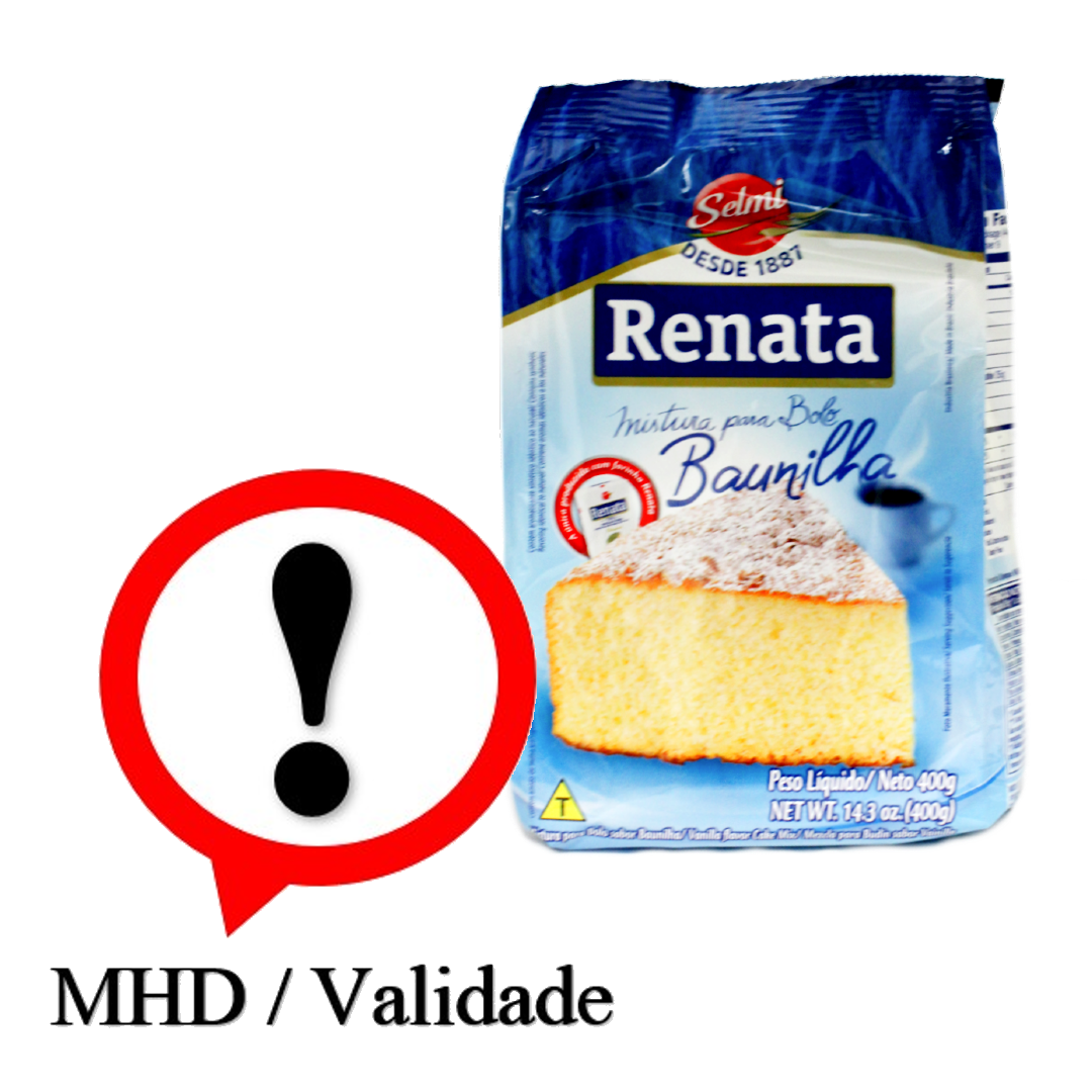 Bolo de Baunilha, Backmischung für Kuchen mit Vanille-Geschmack, Renata, 400g