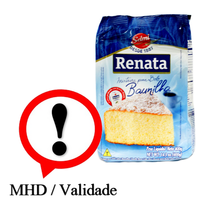Bolo de Baunilha, Backmischung für Kuchen mit Vanille-Geschmack, Renata, 400g
