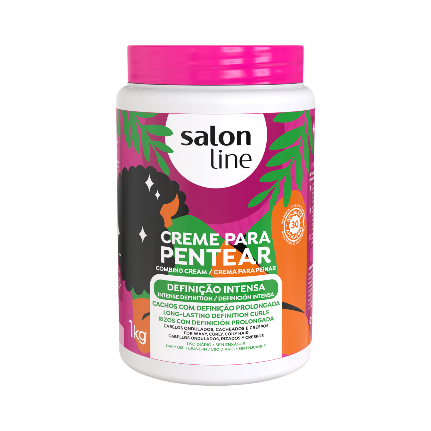 Definição Intensa Creme Pentear, Haarcreme, Salon Line, 1kg