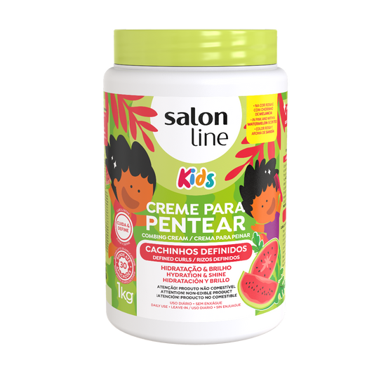 Kids Cachinhos Definidos Creme Pentear, Kämmcreme, Salon Line, 1kg