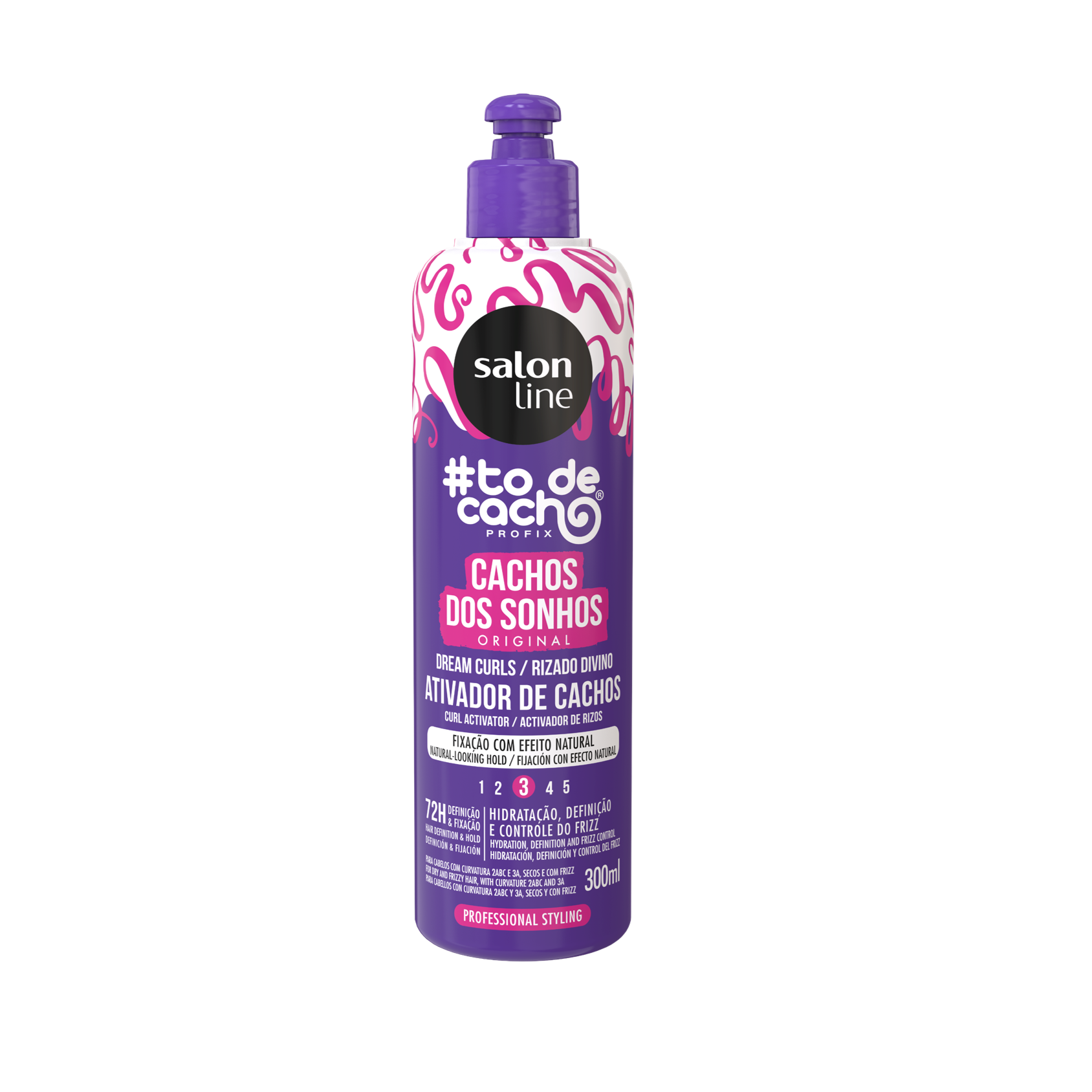 Cachos dos Sonhos Ativador, Haarcreme, Salon Line, 300ml