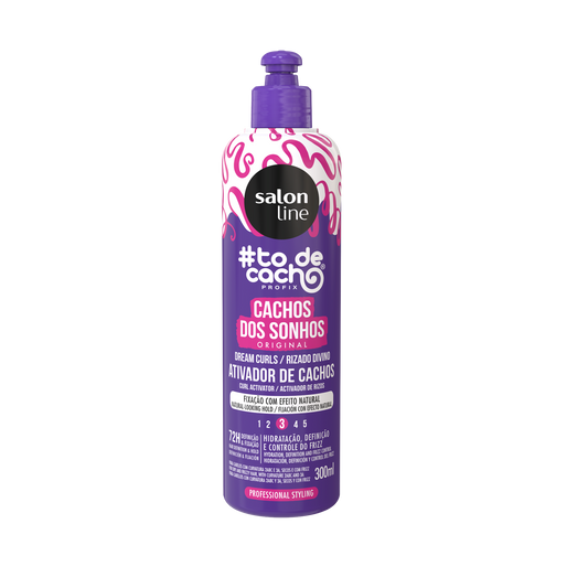Cachos dos Sonhos Ativador, Haarcreme, Salon Line, 300ml