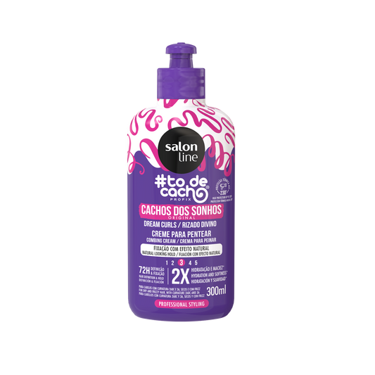 Cachos dos Sonhos Creme Pentear, Kämmcreme, Salon Line, 300ml