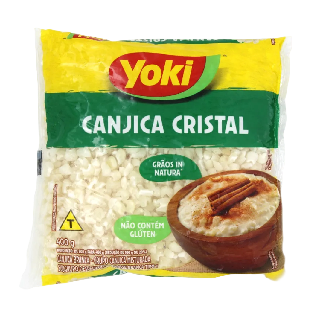 Canjica branca, geschälter Mais, Yoki, 400g