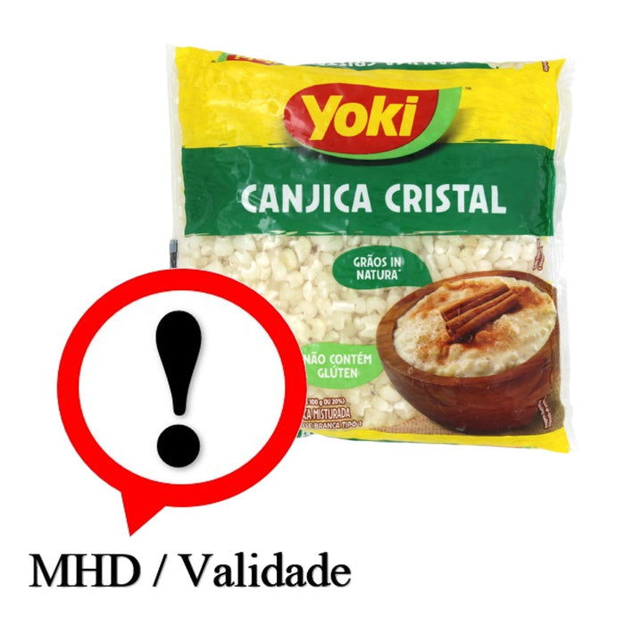 Canjica branca, milho sem casca, Yoki, 400g