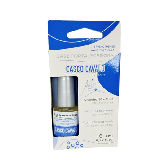 Base Fortalecedor de Unha, Base Fortalecedora de Unhas, Casco Cavalo, 8ml