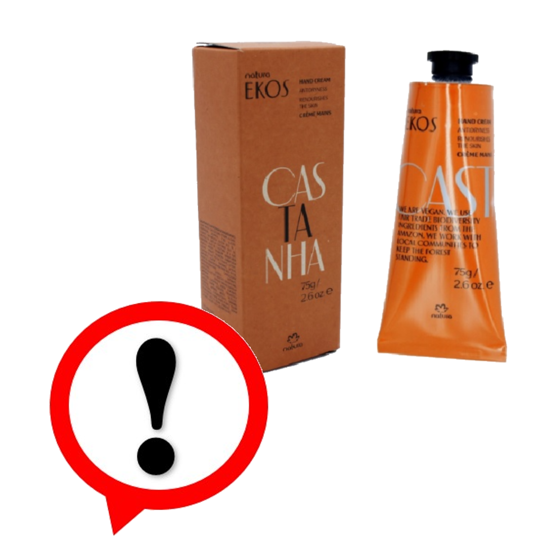 Ekos Creme Mãos Castanha, Handcreme, Natura, 75g