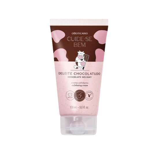 Cuide-se Bem Gel esfoliante Corporal Deleite Chocolatudo, Körperpeeling, Boticário 150g