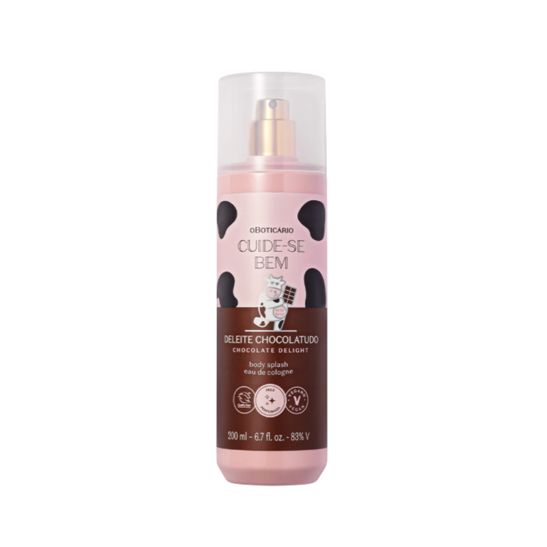 Cuide-se Bem Body Splash Deleite Chocolatudo, Körpersplash, Boticário 200ml
