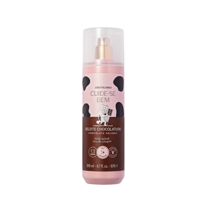 Cuide-se Bem Body Splash Deleite Chocolatudo, Körpersplash, Boticário 200ml