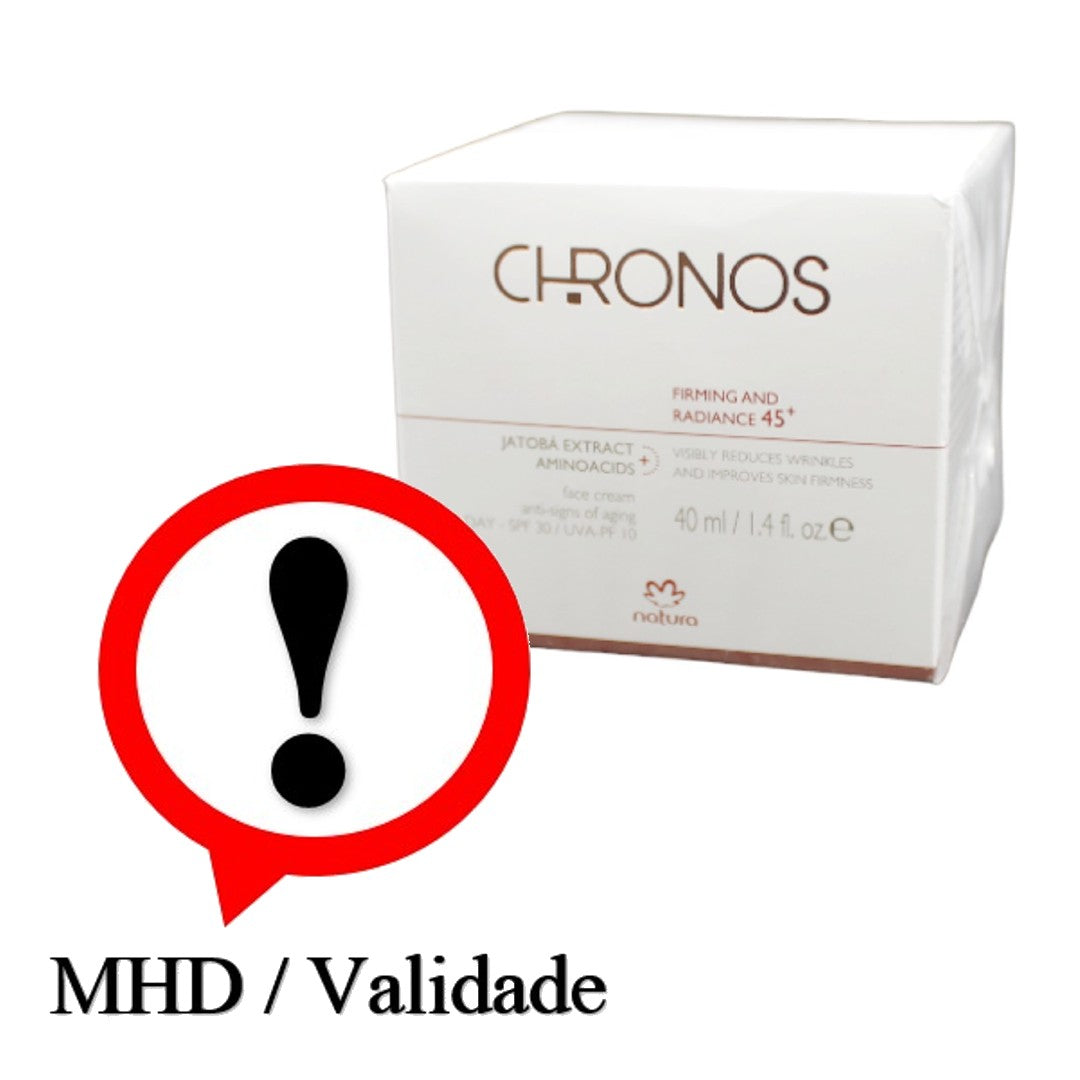 Chronos Creme Antisinais 45+ Dia, Anti-Falten-Creme 45+ Tag, Natura, 40ml