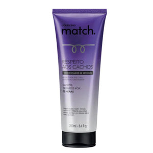 Match Condicionador Definicao, creme para cabelos, Boticário, 250ml