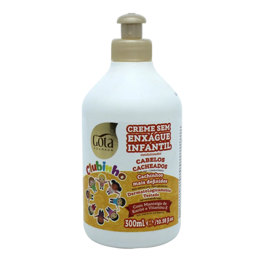 Creme Pentear Clubinho, Haarcreme, Gota Dourada, 300ml