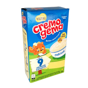 Cremogema, papas de farinha de milho instantâneas, farinha de milho 180g