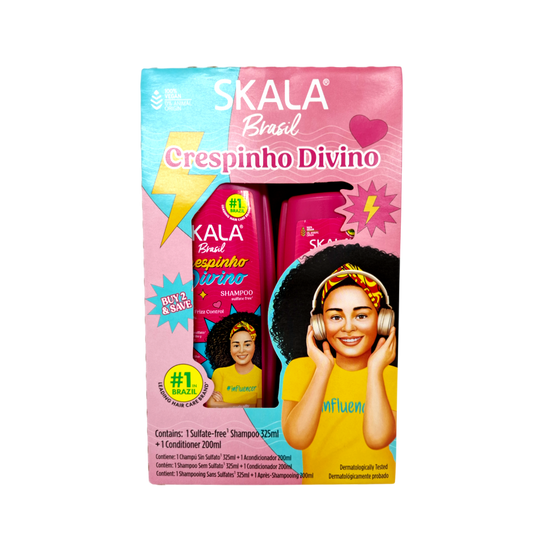 Crespinho Divino Shampoo + Condicionador, SH + Spülung, Skala