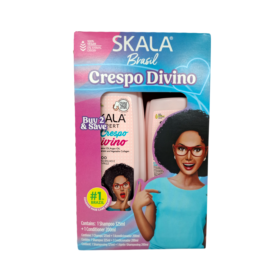 Crespo Divino Shampoo + Condicionador, SH + Spülung, Skala