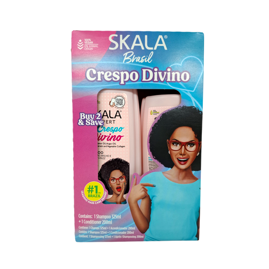Crespo Divino Shampoo + Condicionador, SH + Spülung, Skala