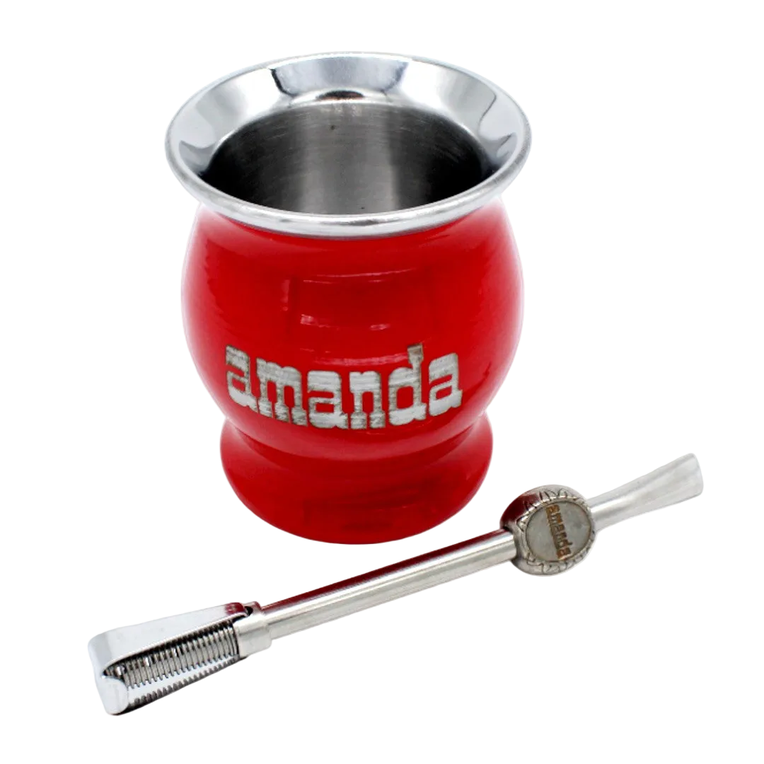 Cuia e Bomba, Becher und Trinkrohr, Amanda