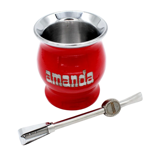 Cuia e Bomba, Becher und Trinkrohr, Amanda