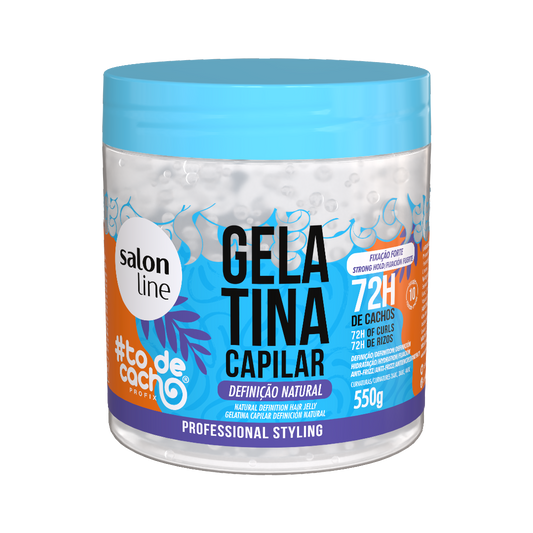 Gelatina capilar Definicao Natural, Haargel, Salon Line 550g