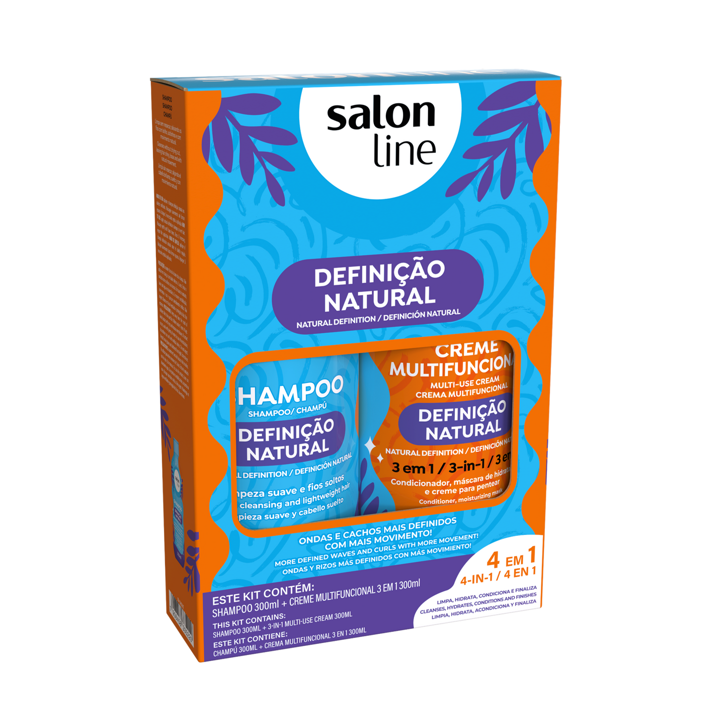 Definicao Natural Shampoo + Creme Multifuncional, Salon Line je 300ml