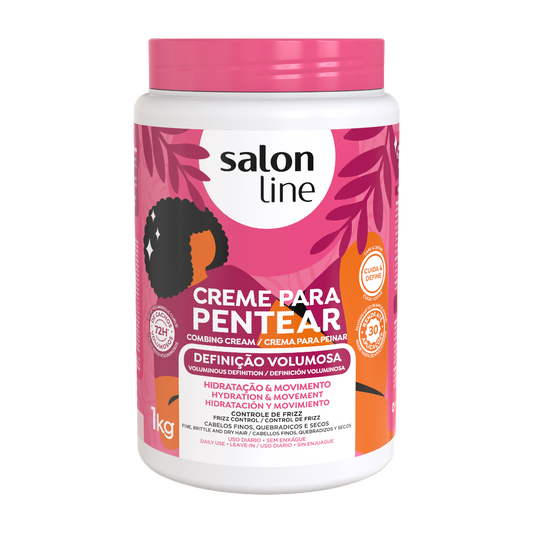 Definição Volumosa Creme Pentear, Kämmcreme, Salon Line, 1kg