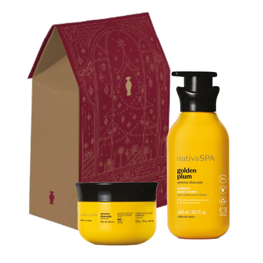 Kit NSPA Esfoliante e Locao, Set Zucker- Peeling u. Körpercreme, Boticario