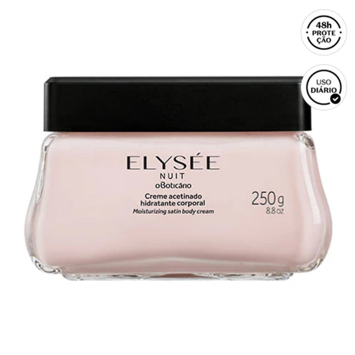 Elysee Nuit Creme Hidratante Acetinado, Körpercreme, Boticario, 250g