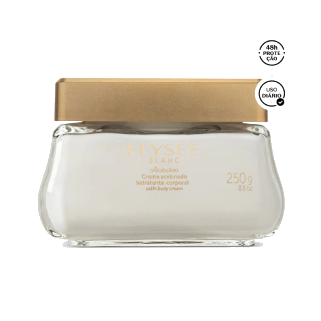 Elysee Blanc Creme Hidratante Acetinado, Körpercreme, Boticario, 250g