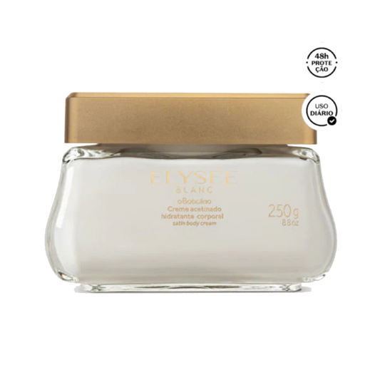 Elysee Blanc Creme Hidratante Acetinado, Körpercreme, Boticario, 250g