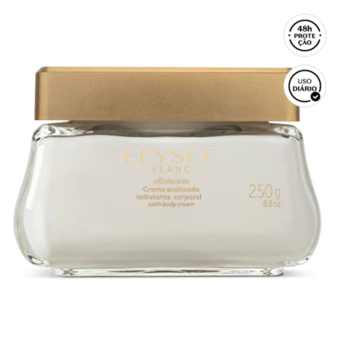 Elyseé Blanc Creme Hidratante Acetinado, Körpercreme, Boticario, 250g