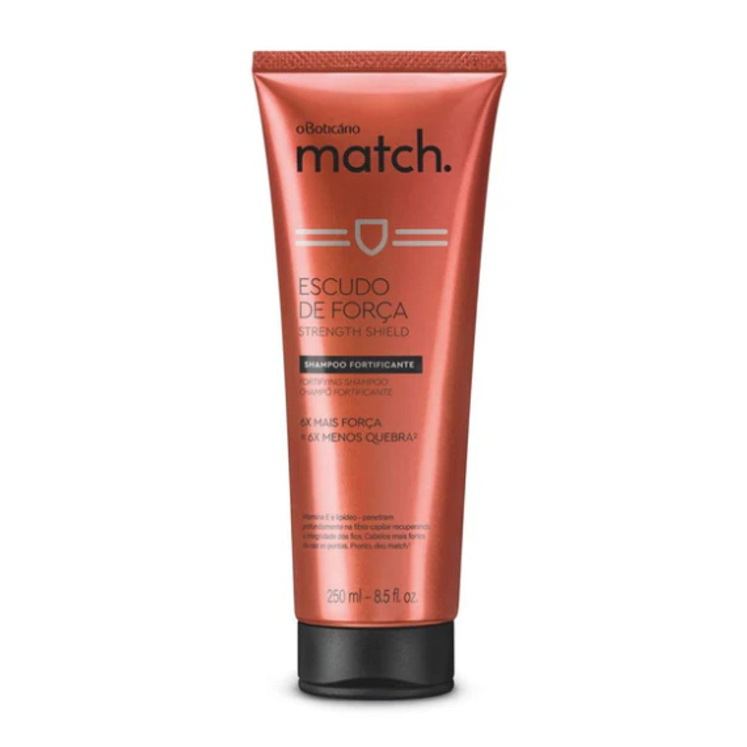 Match Shampoo Escudo de Forca, Boticário, 250ml