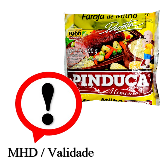 Farofa Milho, Gewürztes Maismehl, Pinduca, 400g