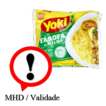 Farofa Milho, Gewürztes Maismehl, Yoki, 400g